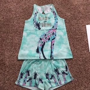 Girls summer pajamas